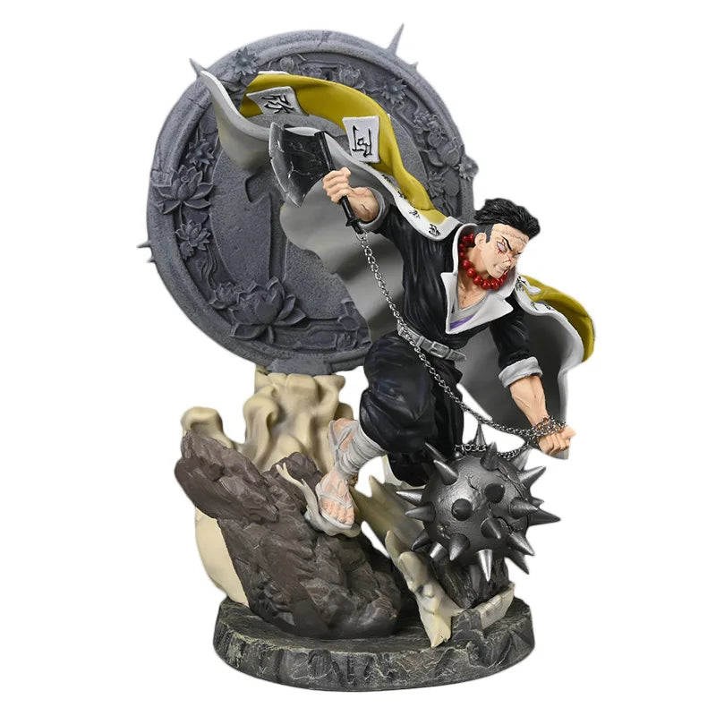 41 cm große Demon Slayer Himejima Gyomei Anime-Figur aus PVC, Modell GK, große Statue, Sammlerstück für Jungen, Schreibtischdekoration, Spielzeug, Geschenk