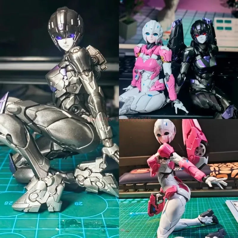 2025 New Arrival Md002 Furai Figure Arcee Anime Model Autobot Cee Action Rooms Decoration Collecte Toys Christmas Birthday Gifts