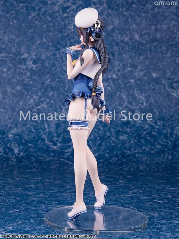 AmiAmi x AMAKUNI Original PHANTASY STAR ONLINE 2 es Blue Sea Annette 1/7 PVC Action Figure Anime Model Toys Doll Gift