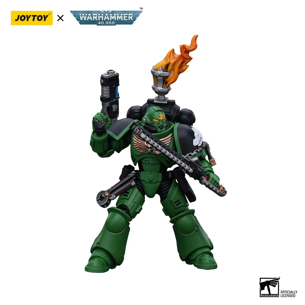 【MT】 JOYTOY 1/18 Action Figure Warhammer 40K Salamanders Intercessors Sergeant Tsek'gan Anime Figures Toys Model
