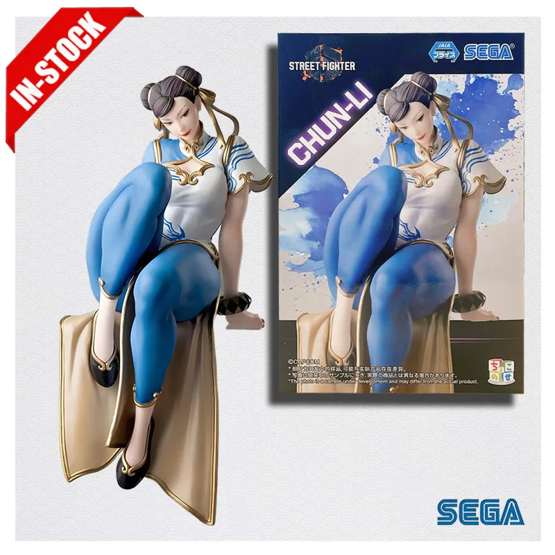 Original Genuine Model SEGA Street Fighter 6 14cm Chun-Li Figure Anime Boxed Toys Gifts Figurine Collections