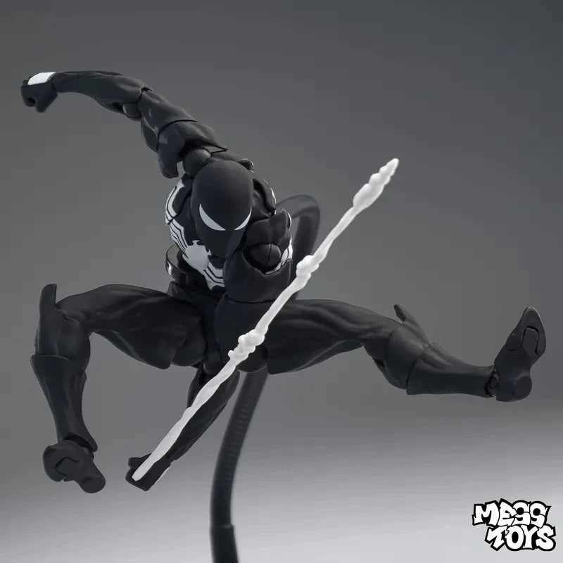 Auf Lager Mess Toys Spinnenfigur Schwarzer Anzug Nachbar Symbiote Scarlet Spider Kaine Parker Schwarz Rote Spinne Actionfigur Spielzeug