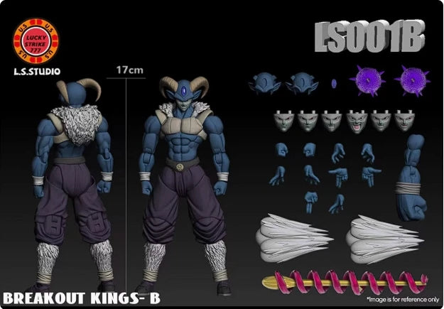 Dragon Ball LS Studio Breakout King Moro A/B 1/12 Viel Glück Modell Animation Modell Action Figur Spielzeug Sammlung Geschenk