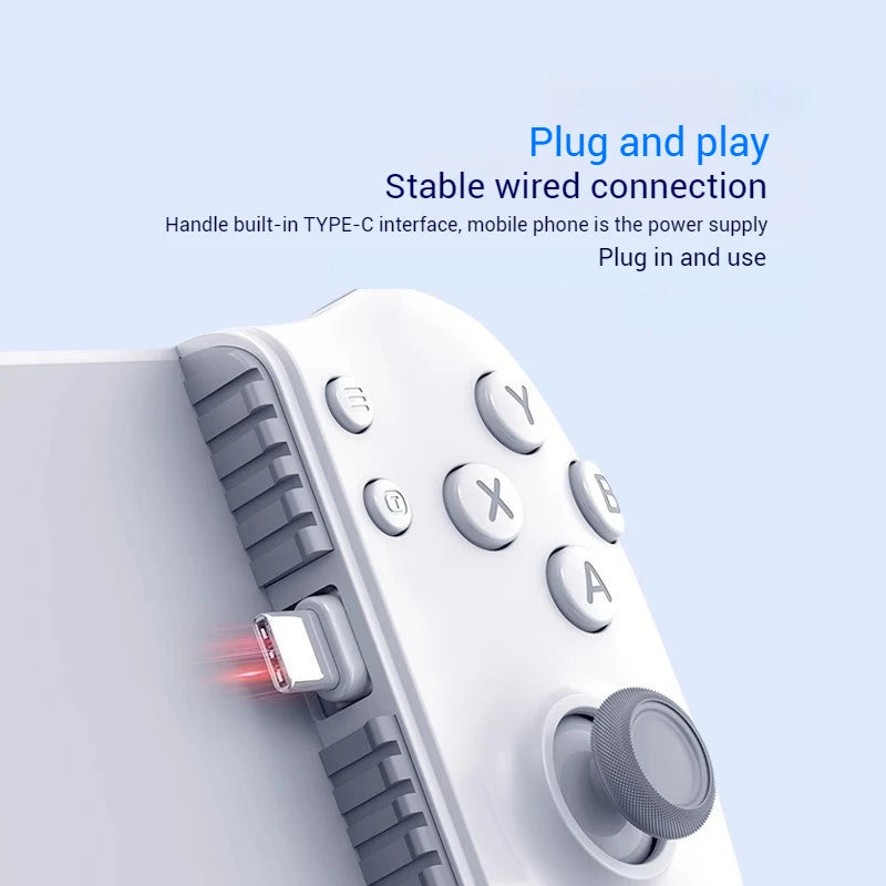 2024 New Memo S3 Gamepad Type C Mobile Phone Controller Hall Effect Stick Joystick Android Type C Ps Cloud Game Customized