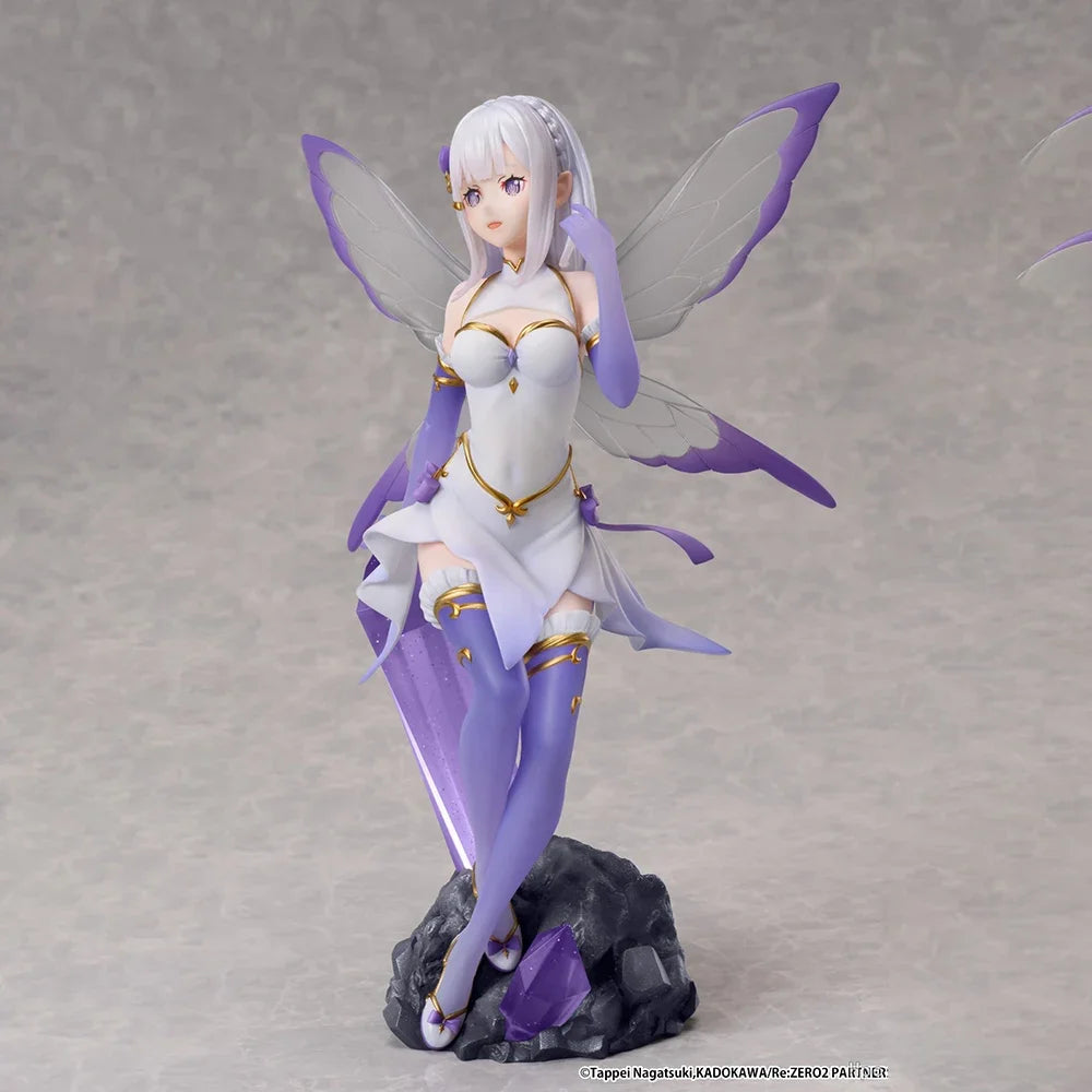 Auf Lager Original ElCOCO Emilia Ram Rem Jewel Princess Re:Life in A Different World From Zero 1/7 Original Anime Figur Modell Spielzeug