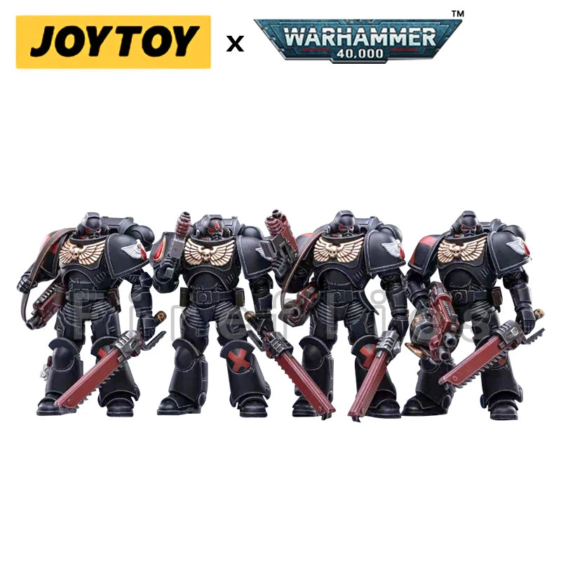 1/18 JOYTOY Action Figure (4PCS/SET) Blood Angels Death Company Anime Collection Model Toy