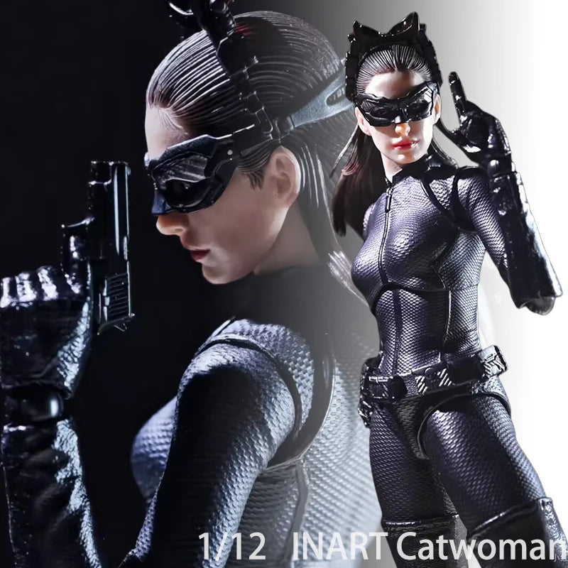 In Stock Inart Catwoman Selina Kyle Figure 1/12 Movability Model Toys The Dark Knight Rises Action Figures