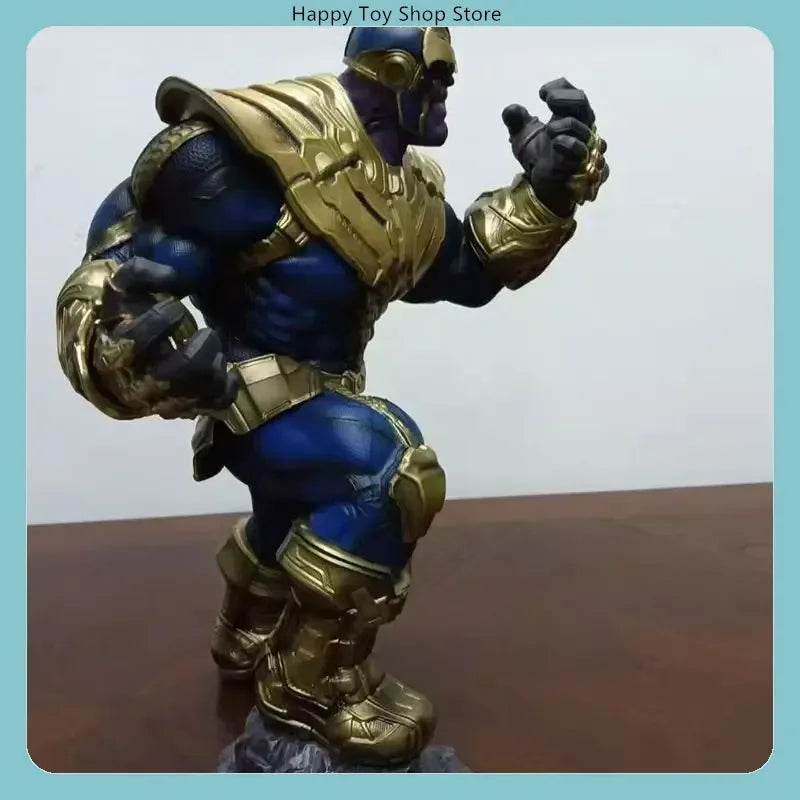 Marvel Avengers Thanos Infinity Gauntlet 36cm PVC Action Figure Statue Desktop Decoration Gift Collection