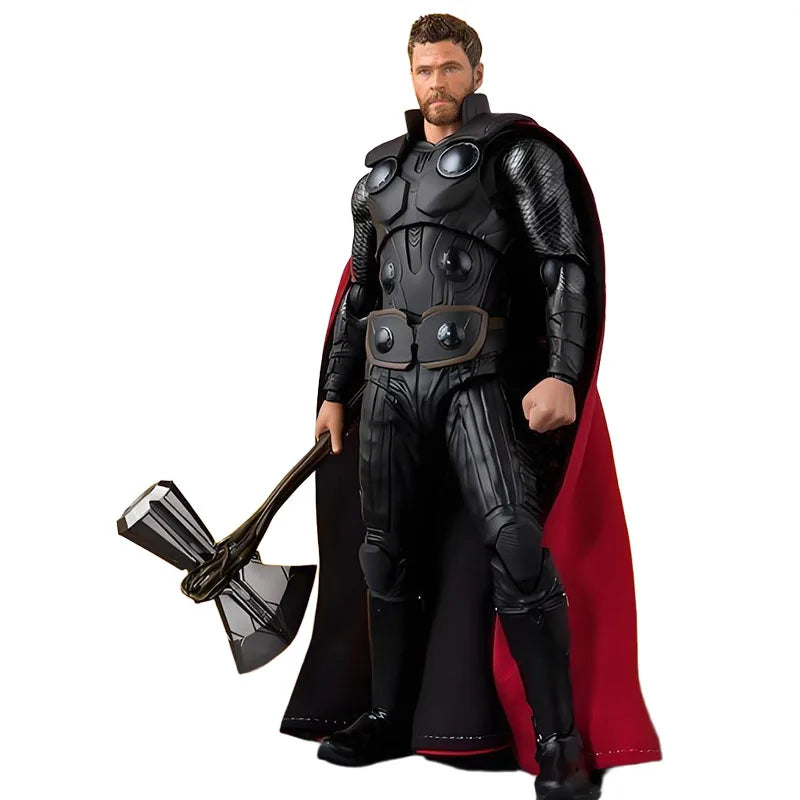BANDAI Original S.H.Figuarts Avengers: Infinity War - Thor Anime Action Figures Toys for Boys Christmas Gift Collectible Model