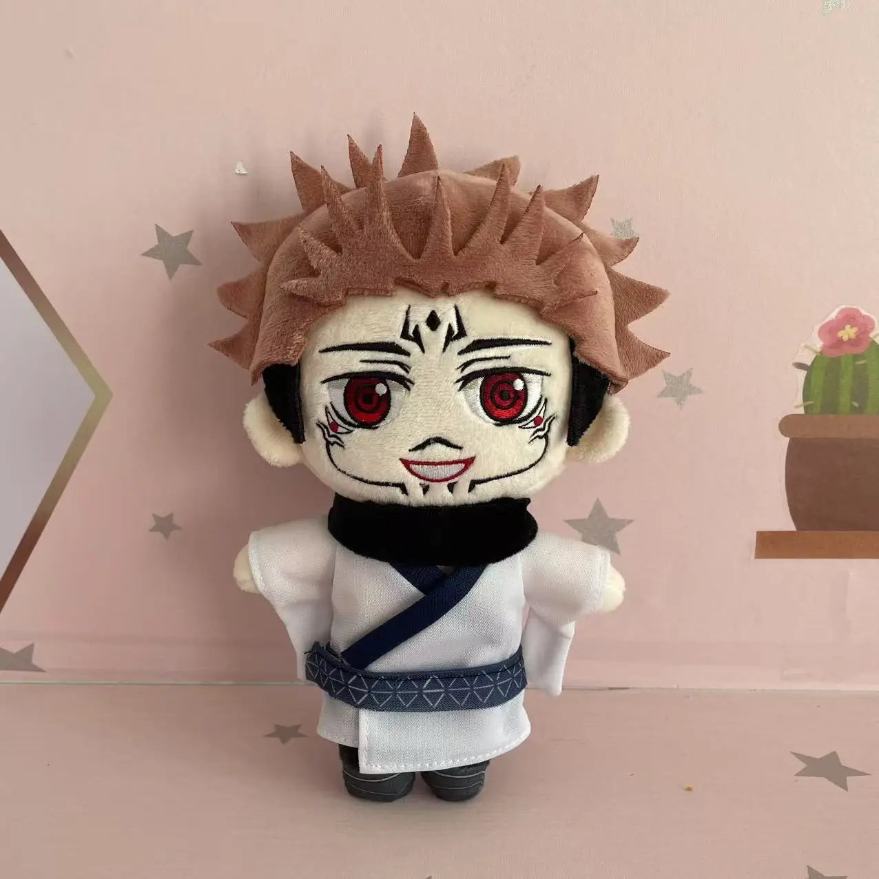 20cm JJK Plush Mahito Plush Nanami Kento Inumaki Toge Fushiguro Toji Anime Figure Stuffed Kawaii Doll Birthday Gift