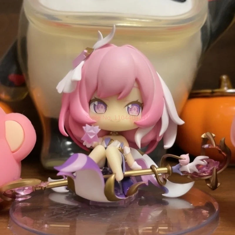 Mihoyo Official Genuine Game Elysia Figure Honkai Impact 3 Elysia Desktop Accessories Cosplay Decoration Halloween Birthday Toys