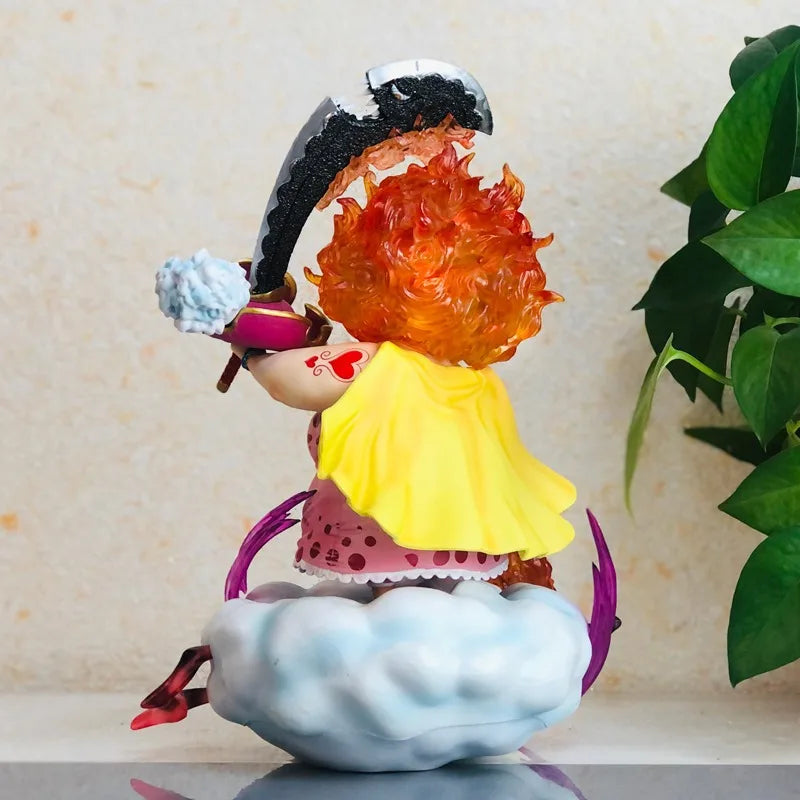 One Piece Figure 28CM GK Big Mom Charlotte Linlin Anime Figure Four Emperors Action Figure Collection Model Toys Birthday Gifts