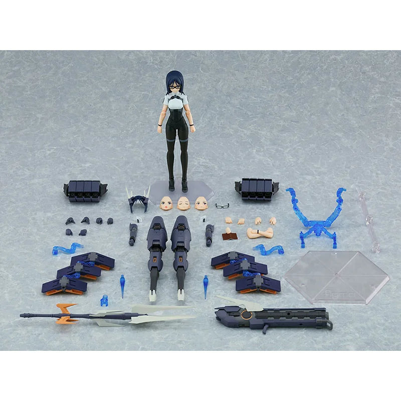 100% Original Figma 562 Alice Gear Aegis Fumika Momoshina In Stock Anime Action Collection Figures Model Toys