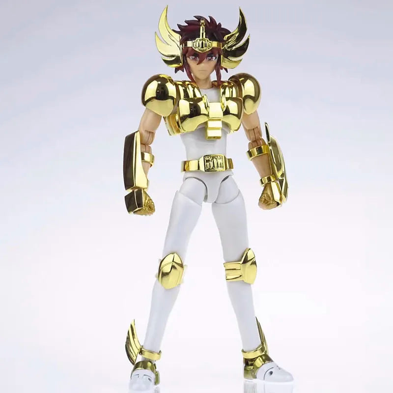 MMD Hyoga Figure Saint Seiya Myth Cloth EX Action Figuras Toys Manga Figurine Anime Peripheral Collection Model Gift for Kids