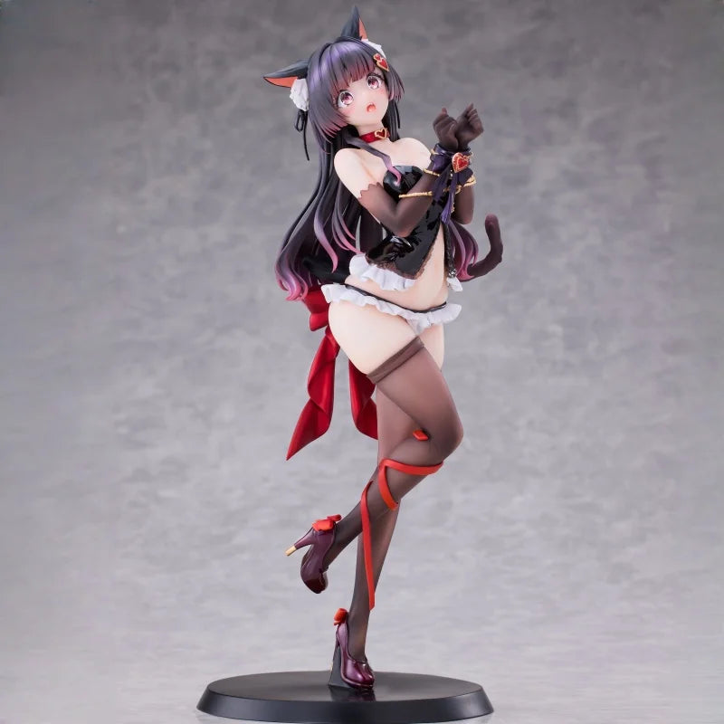 1/7 SIKI ANIM Luvna Bound Cat Original Artwork Anime Figure Computer Case Decoration Gift For Boys Collectible Toys And Hobbies