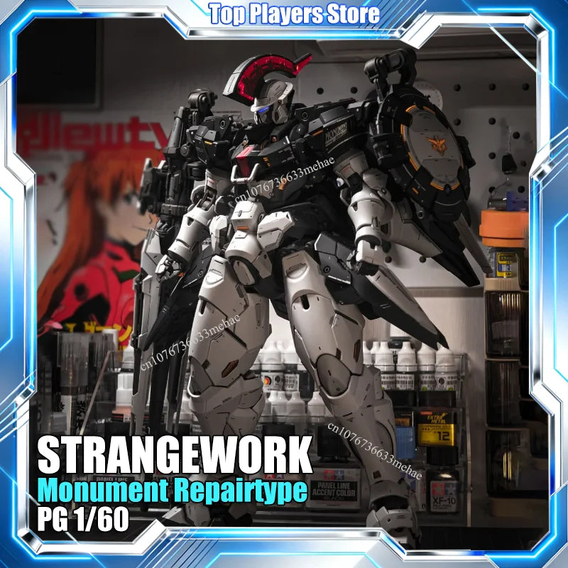 In Stock STRANGEWORK Monument Repairtype PG 1/60 Tallgeese T1 Toy Assembly Model Kit Action Figures Robot Plastic Gfits