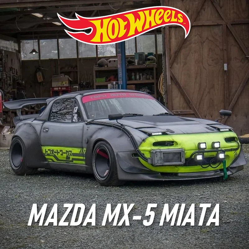 HotWheels 1:64 MAZDA MX-5 MIATA Alloy Sports Car Model Simulation Diecasts Metal Toy Classic Racing Vehicles Car Model Kids Gift