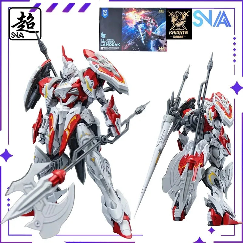 SNAA Original Round Table Knights Series Rampage Warhammer - Galahad/ 1/144 Assembled Mobile Mech Model Handmade Toy Gift