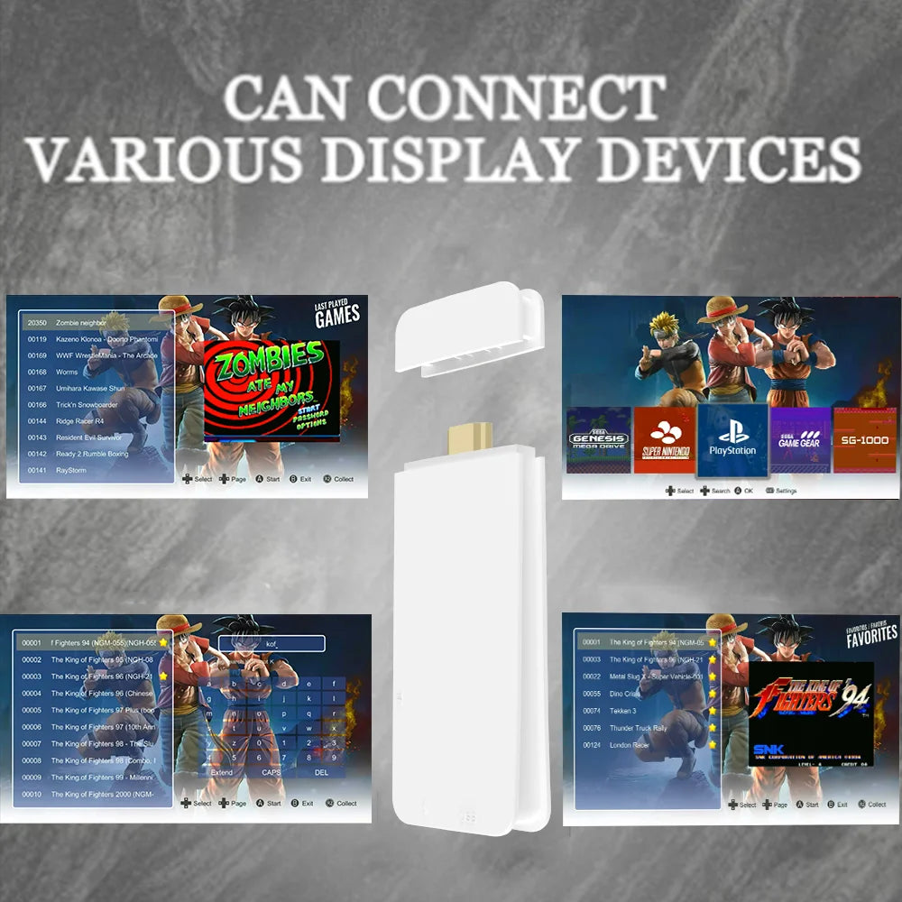 M15 Ultra Family Game Night Stick 64G/128G, 50K+ Games & 2.4G Dual Wireless SharePlay, Handheld Party Pack HD TV Ready