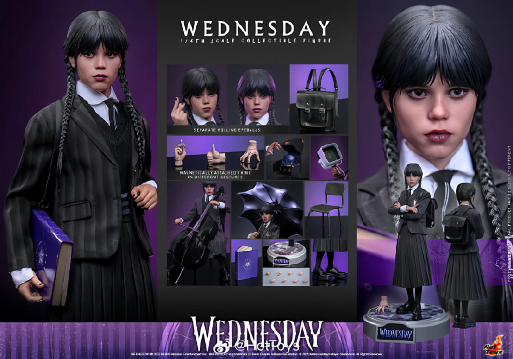 pre-sale  HOTTOYS HT 1/6 TMS135 Wednesday: Naraku Academy Style Articulated Action Figure Anime Collectible Figurine Trendy and