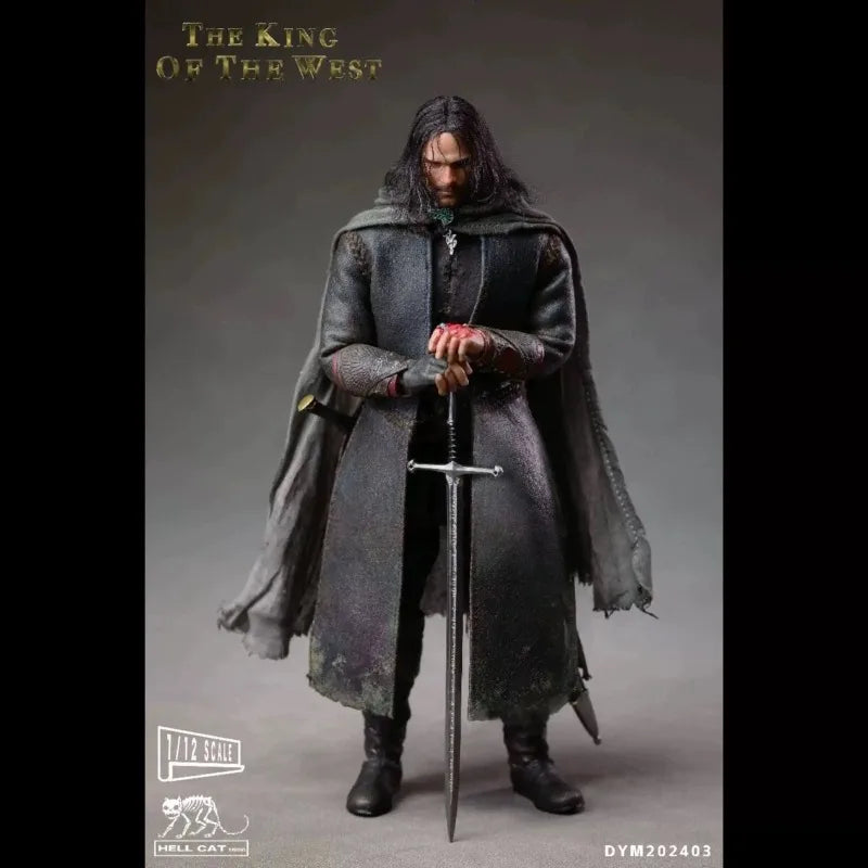 In Stock  Hellcat 1/12 King of The West Aragorn Gift Collection Action Figure