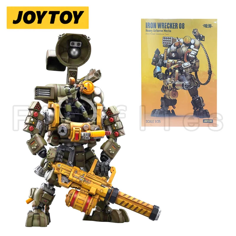 1/25 JOYTOY Action Figure Mecha Iron Wrecker 08 Heavy Airborne Anime Collection Model Toy For Gift