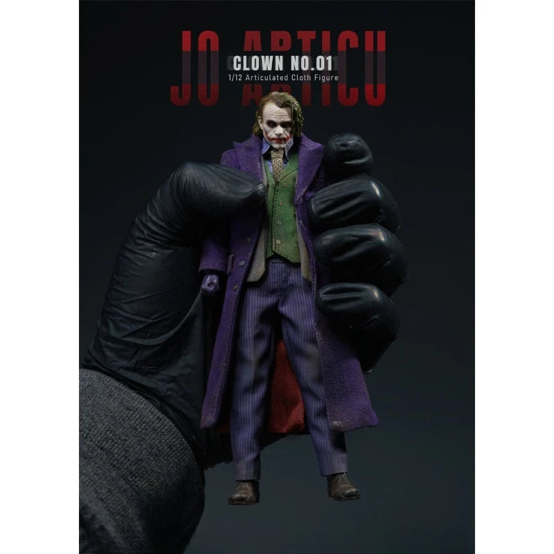 Pre-sale JO ARTICU CLOWN No.01 1/12 Scale Joker Mobile Doll with Clothes Head Sculpture Collection Action Figures Display