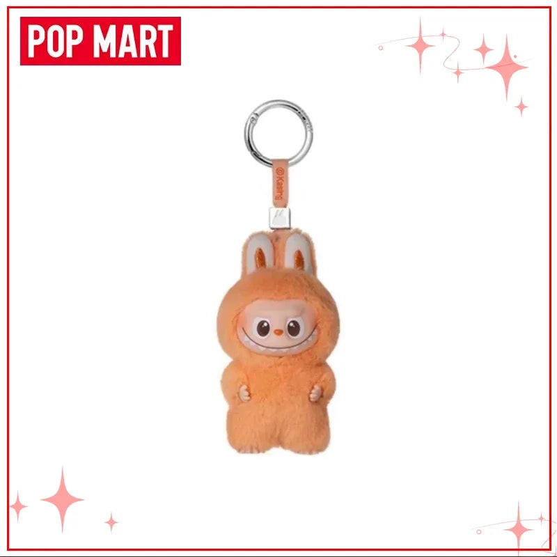 POPMART Чудовищата Лабубу V4 Pin for Love Series Blind Box Vinyl Face Plush Doll Visual Keyring Toy Коледни подаръци