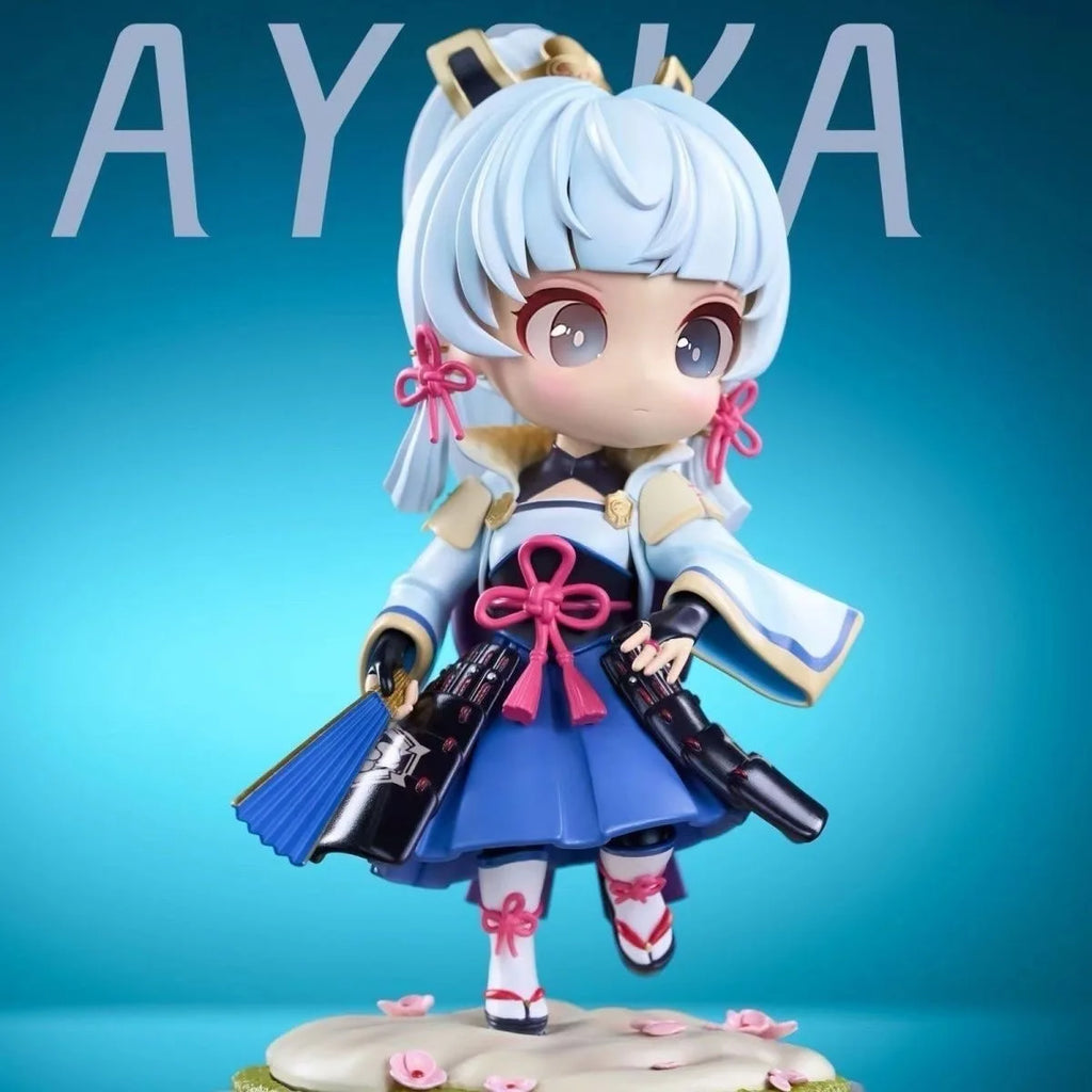 16cm Anime Game Genshin Impact Figure Q Version Yae Miko Hutao Genshin Cute Model Toy Gift Collection Action Figure Pvc Doll Toy