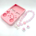 Cute Silicone Kit For R36S handheld game console protective cover with lanyard and tempered glass button cap hildren's gifts