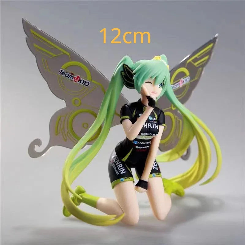 New hatsune miku Hatsune Anime Figures Collecting Summer Bikini Sweet Girl PVC Action Figures Glow Dancer Model Toys