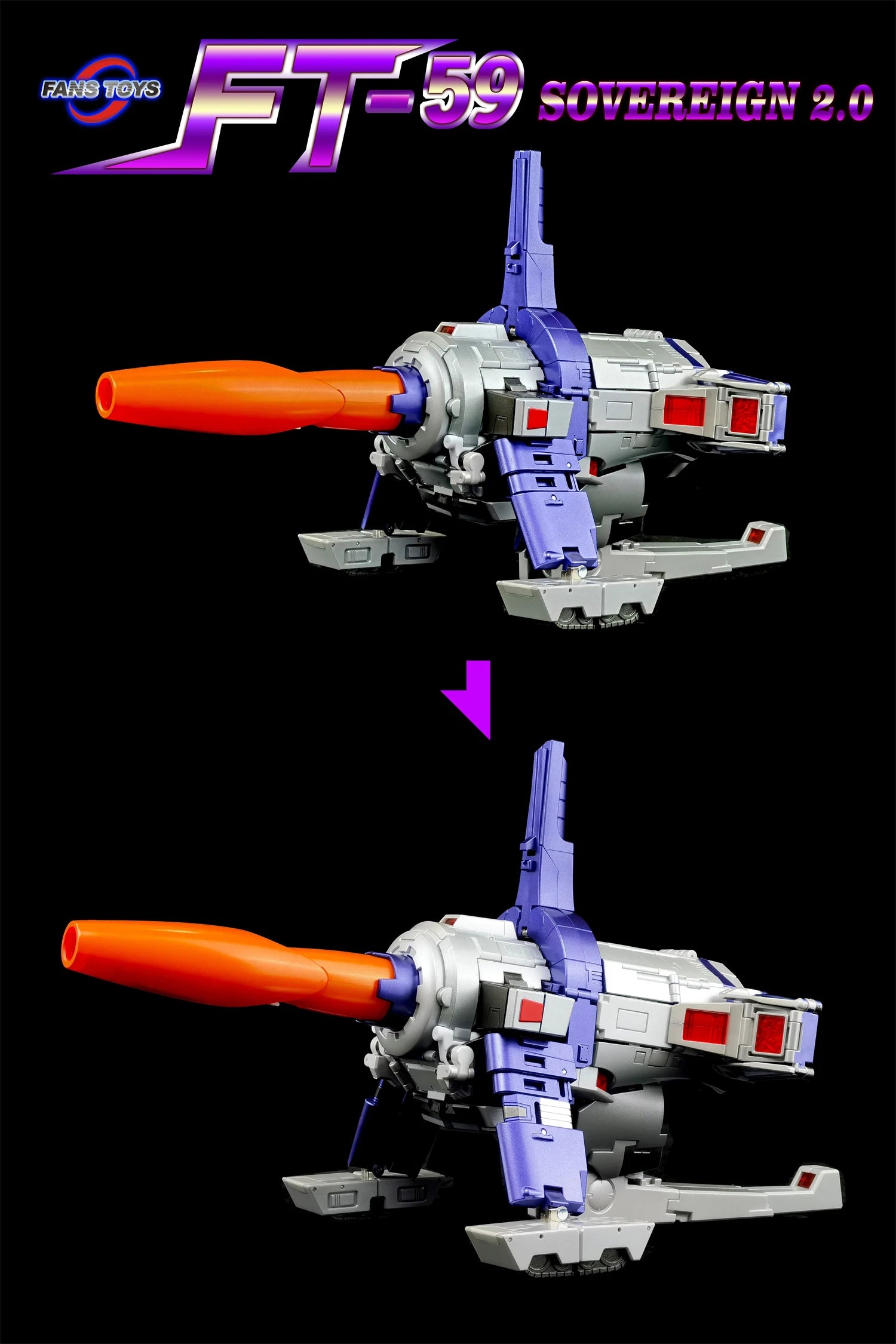 【IN STOCK 】Transformation FansToys FT-59 FT59 2.0 VER Galvatron SOVEREIGN Collectible Model Decoration