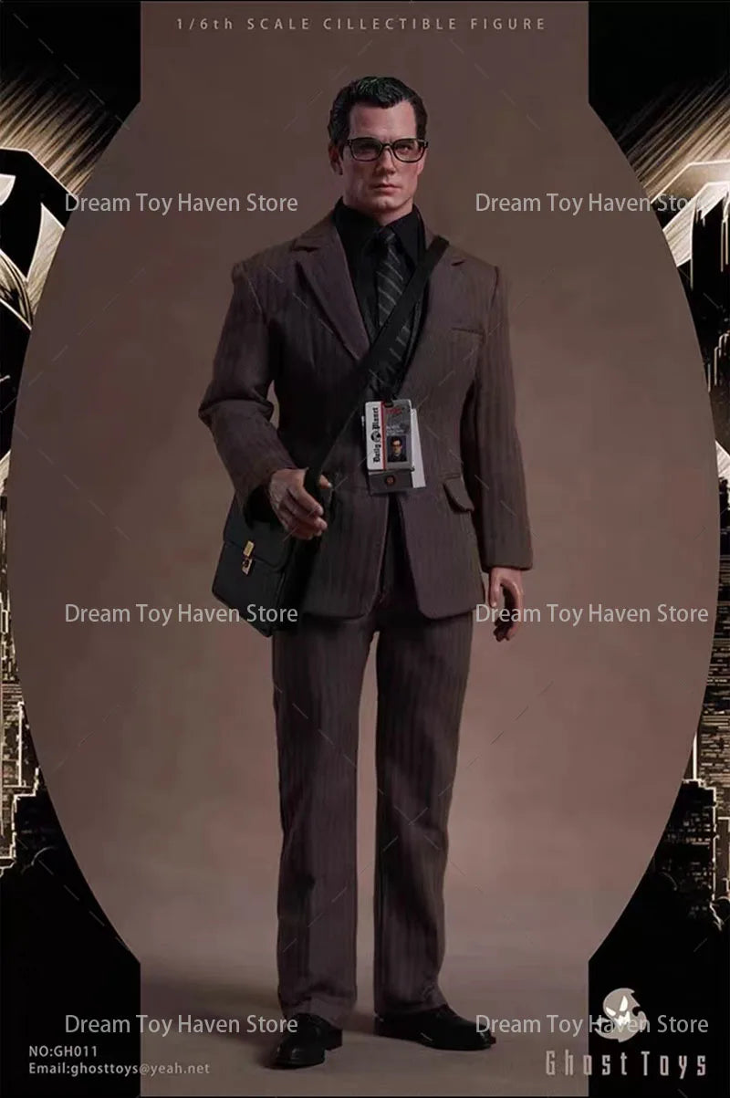 Ghost toys NO:GH-011 1/6 Scale Male Soldier Super Hero Journalist Clark Full Set 12Inch Men Soldier Action Figure Model