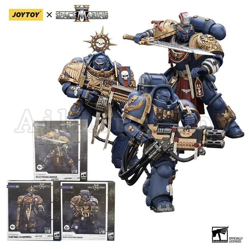 JOYTOY 1/18 Action Figure The Horus Heresy 40K Ultra Squads & Mechas Lieutenant Titus Anime Military Model