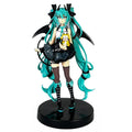 19CM Anime Little Devil Hatsune Miku Handmade Little Raccoon Chuyin Dark Angel PVC Peripheral Model Animation Ornaments Toy Gift