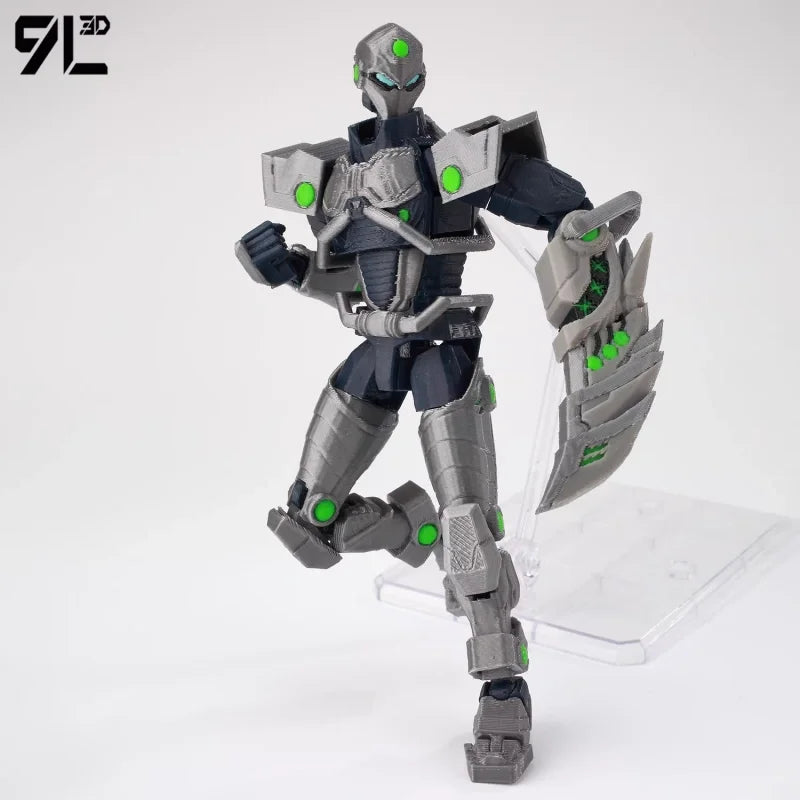 9L 3D Invincible Omni Man Titan Action Figure - Multi-Jointed Articulated Collectible Toy for US Comic Fans Display
