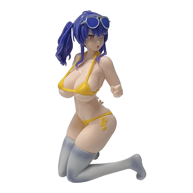 Anime Azur Lane Rn Pola Figur Unfall am Wasser Badeanzug Ver Kniende Haltung Actionfiguren Hentai Sexy Figuren Modell Puppe