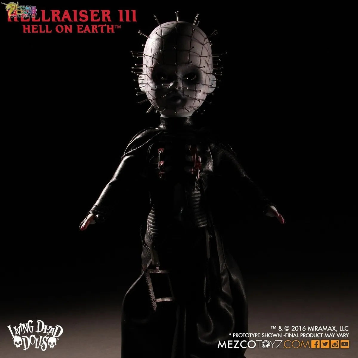 Genuine Mezco Pinhead 10 In Living Dead Dolls From Hellraiser Iii Hell On Earth Collectible Horror Movie Character Doll In Stock