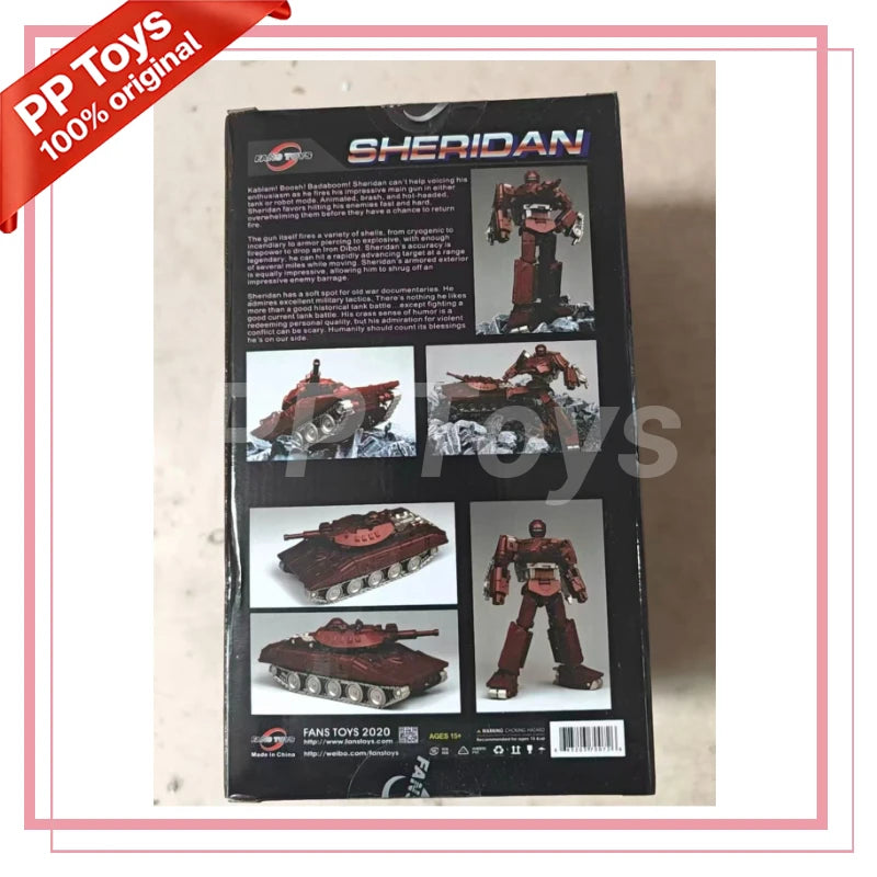 New in Stock FANS TOYS  FansToys FT41 FT-41 Sheridan Warpath Masterpiece Action Figure Robot Toys