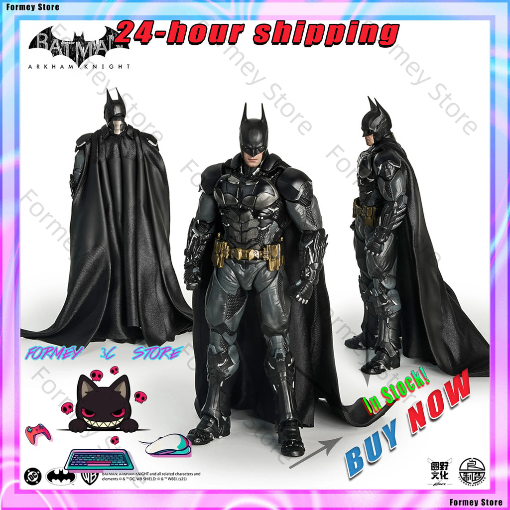 In Stock LIANGPINZHIZAO Batman: Arkham Knight Movable Model Toys Collect 1/12 Batman Action Figure Collectible Decor Gifts