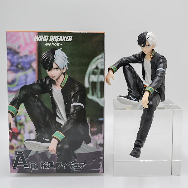 15cm Wind Breaker Sakura Haruka Anime Figure Noodle Stopper WIND BREAKER Kaji Ren Action Figure Collectible Model Doll Toys Gift