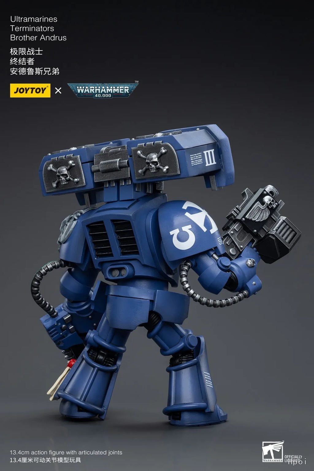 【UA】JOYTOY  Warhammer 40K  Scale 1/18 Action Figures Ultramarines Terminators Brother Andrus Models Toys Gifts
