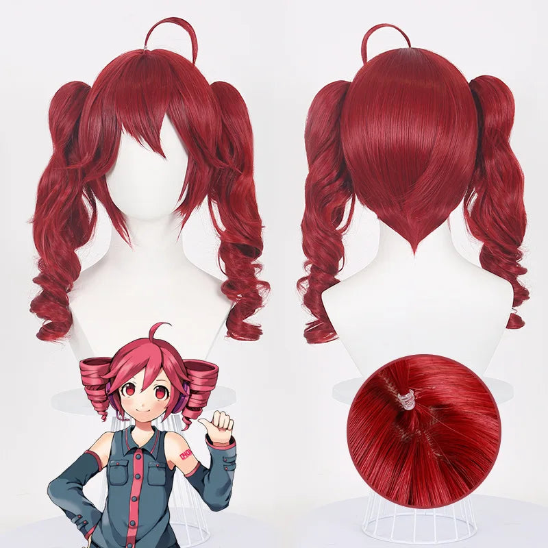 Super Long Synthetic Wigs with Bangs for Women Water Wave Halloween Anime Hatsune Miku Cosplay Natural Hair Wig Heat Resistant