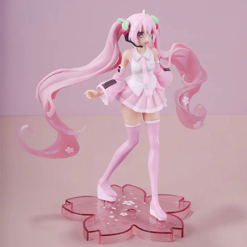 Neue Anime Miku, süße Kawaii, virtuelle Sängerin Miku, Manga-Statue, Figuren, PVC-Actionfigur, 15–25 cm