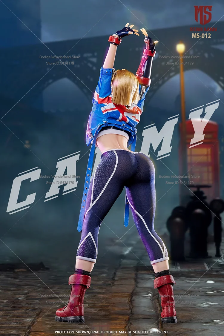In Stock STAR MAN MS-012 1/6 Scale Female Soldier Cammy Blue Bee Agent Full Set 12inch Action Figure Doll Collection