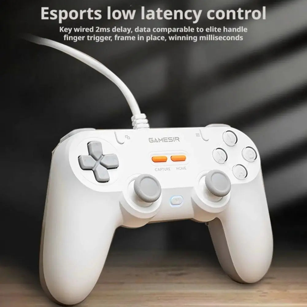 Wired Gaming Controller For GameSir T3 Lite For PC/Steam/Switch Lightweight Gamepad Hall Joystick Game Accessoy