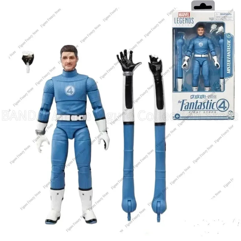 Special Offer In Stock Original Marvel Legends Fantastic Four Mister Fantastic Retro Collection Action Figure Toys Gifts for