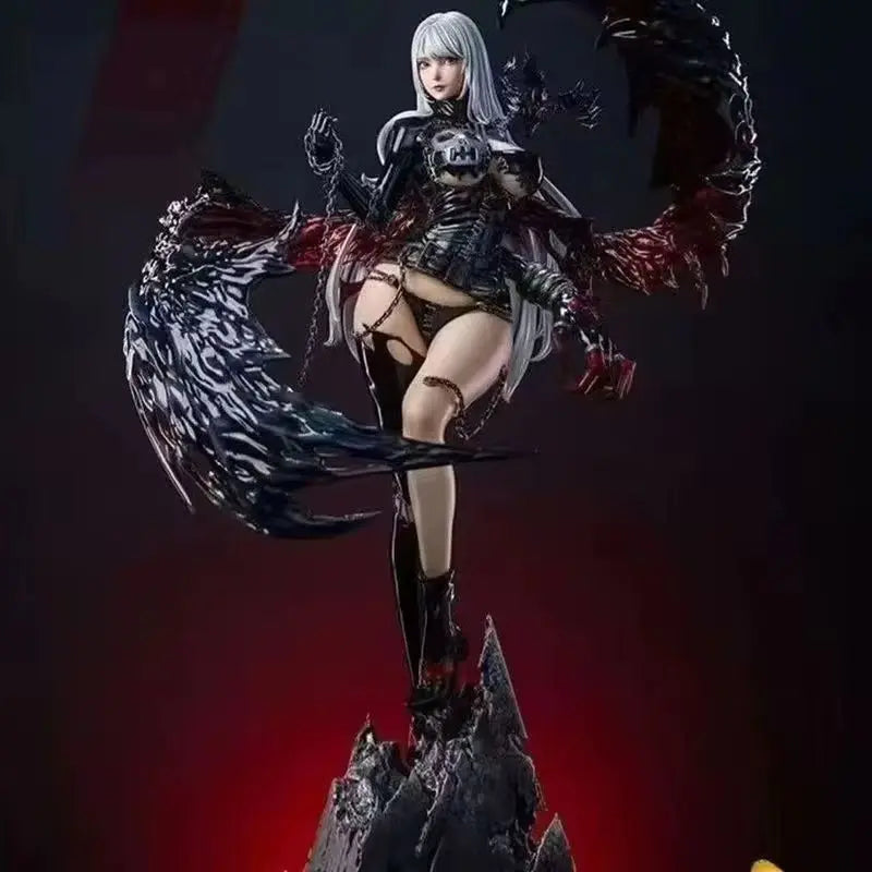 In Stock Anime Lady Devimon Figure Digimon Action Figures Figurine Pvc Doll Desk Decor Statue Collection Model Festival Gifts