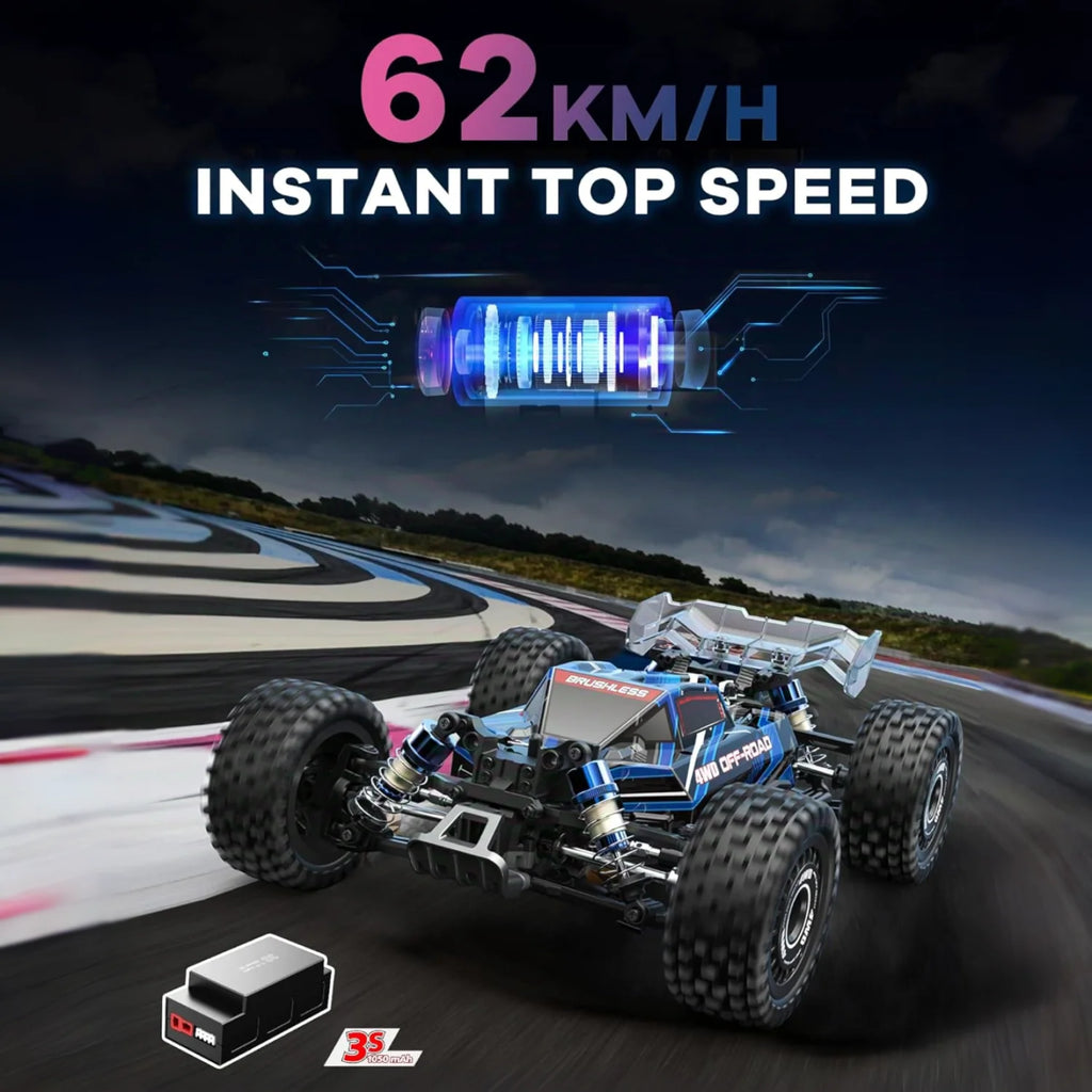 MJX Hyper Go 16207 70km/h 1/16 4WD Racing Car Brushless High Speed Drift Cars 2.4G Remote Control Cars Off-Road Truck Toys