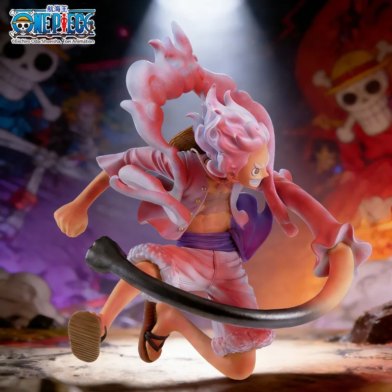 1pc Official One Piece Luffy's Gear Fifth Home Decor Figure, Anime Must-Have Gift for Valentine's Day, Birthday Desk.